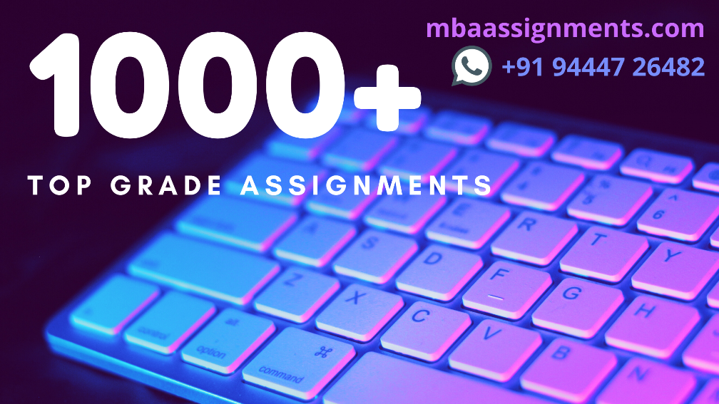 Mba Assignment Writing Service